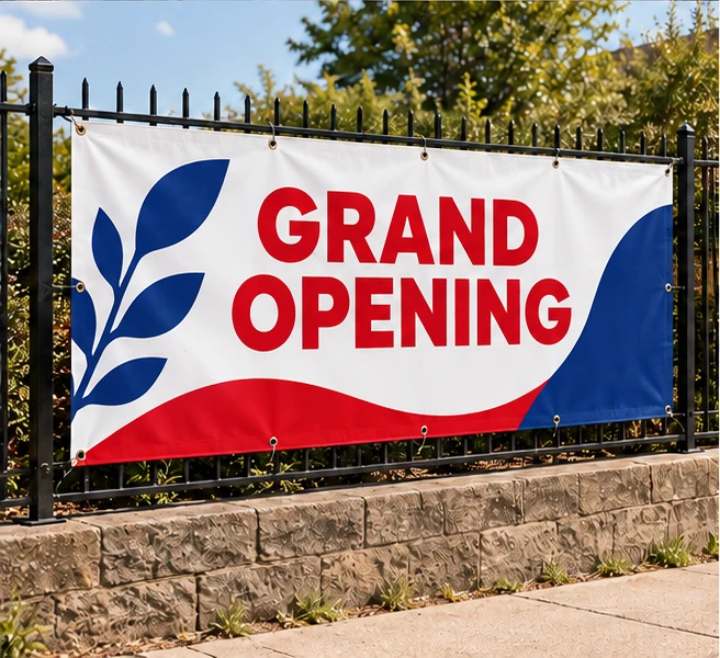 Sample outdoor banners mockup